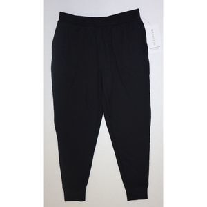 Athleta Women's Sz XS Black Waffle Knit Wind Down Sleep Jogger Lounge Pants